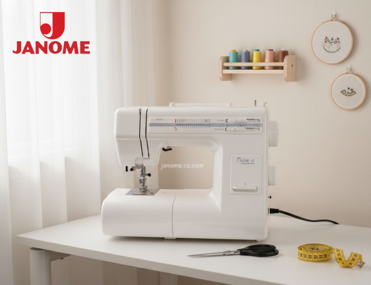 چرخ خیاطی و گلدوزی ژانومه استوک ژاپن مدل 643